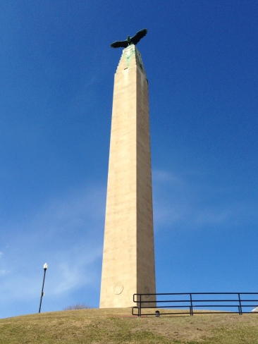 Hit the stairs and windy, hilly paths around the McDonough Monument downtown